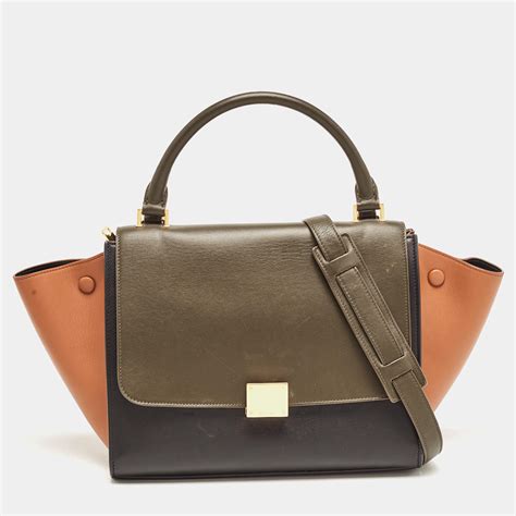 Imitation 1:1 Celine Trapeze Top Handle Bag Original Grainy 